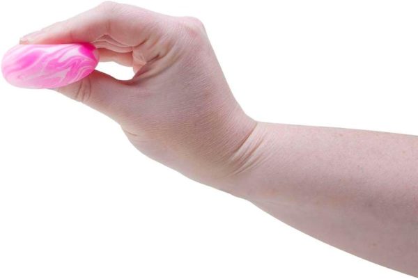 Schylling NeeDoh Teenie Swirl 4 Pack - Sensory Squeeze Toy - 1.5 in Diameter - Colors May Vary