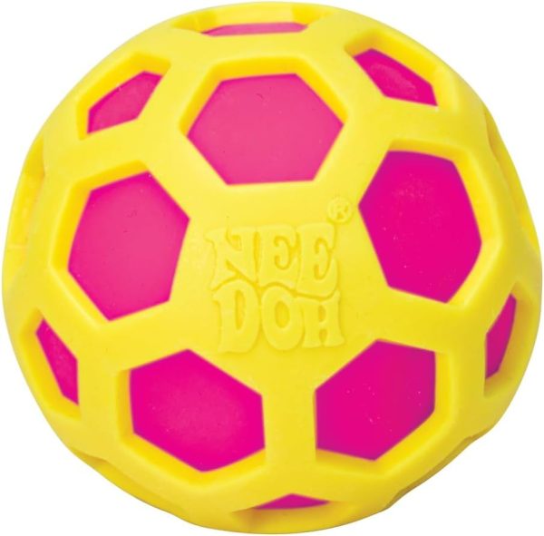 Schylling NeeDoh Atomic - Sensory Squeeze Toy - Satisfying Dough Filling - 2.25 Wide - Color May Vary (Pack of 1)