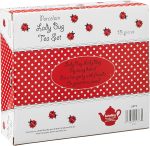 Schylling Ladybug Porcelain Tea Set . White